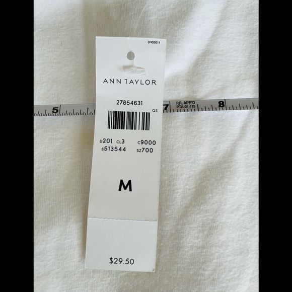 Ann Taylor White Top - Picture 8 of 9